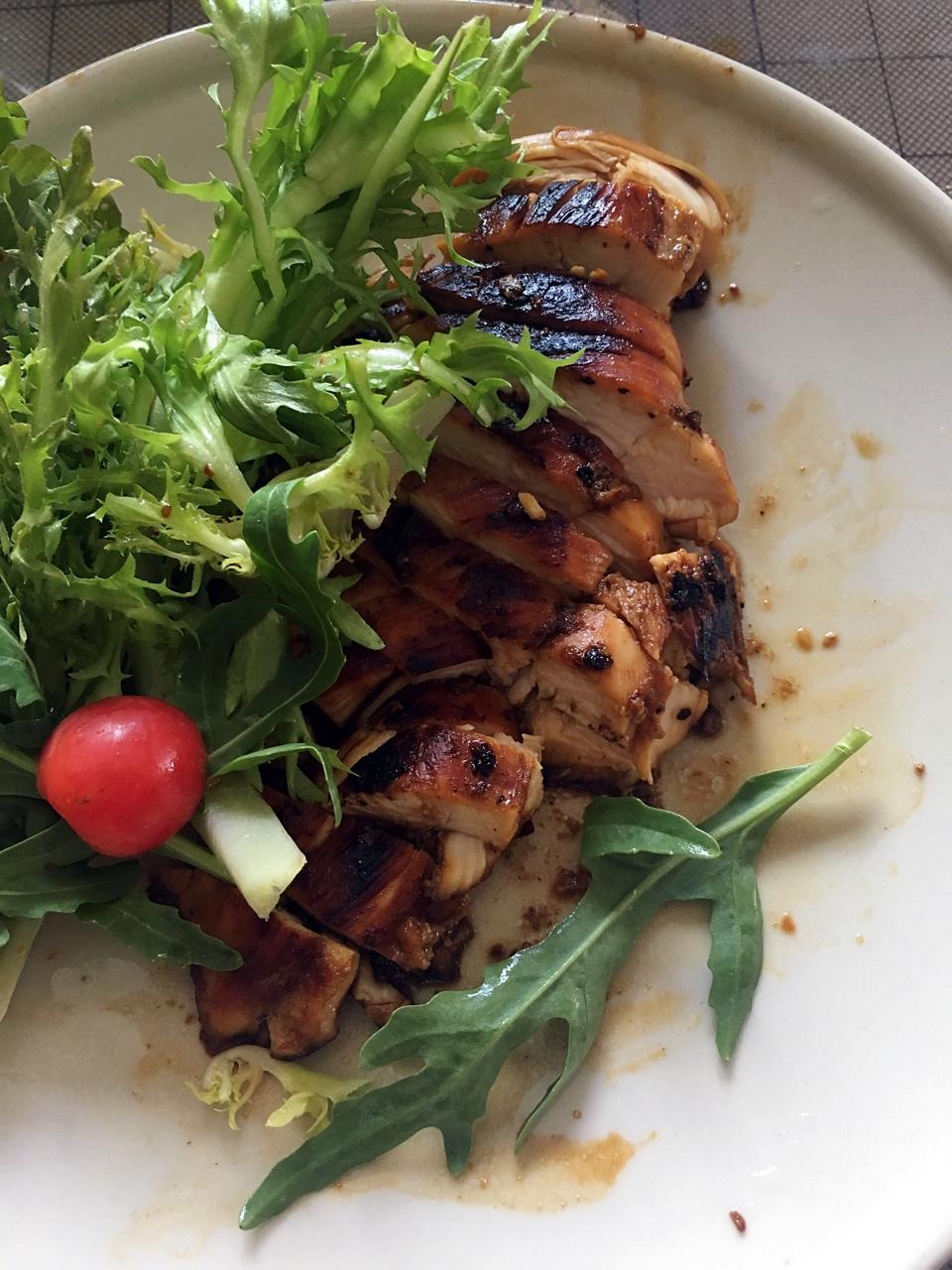 酷炫屌炸天好吃的煎鸡胸肉（香蒜蜂蜜煎鸡胸肉）