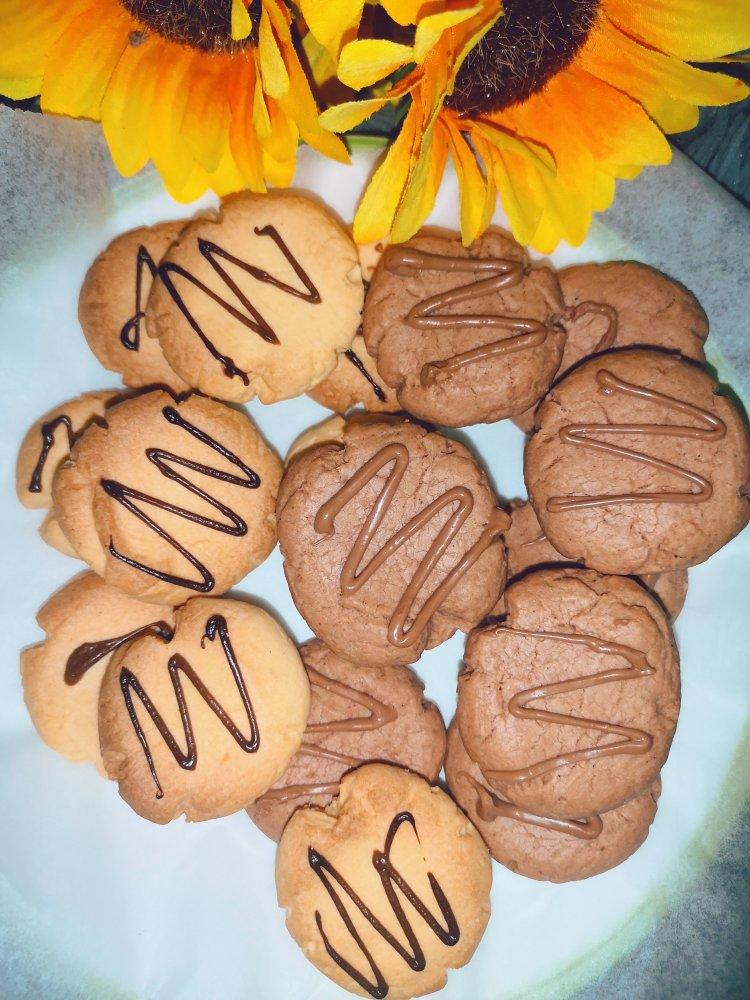 酥到掉渣❗️零失败做巧克力玛格丽特饼干