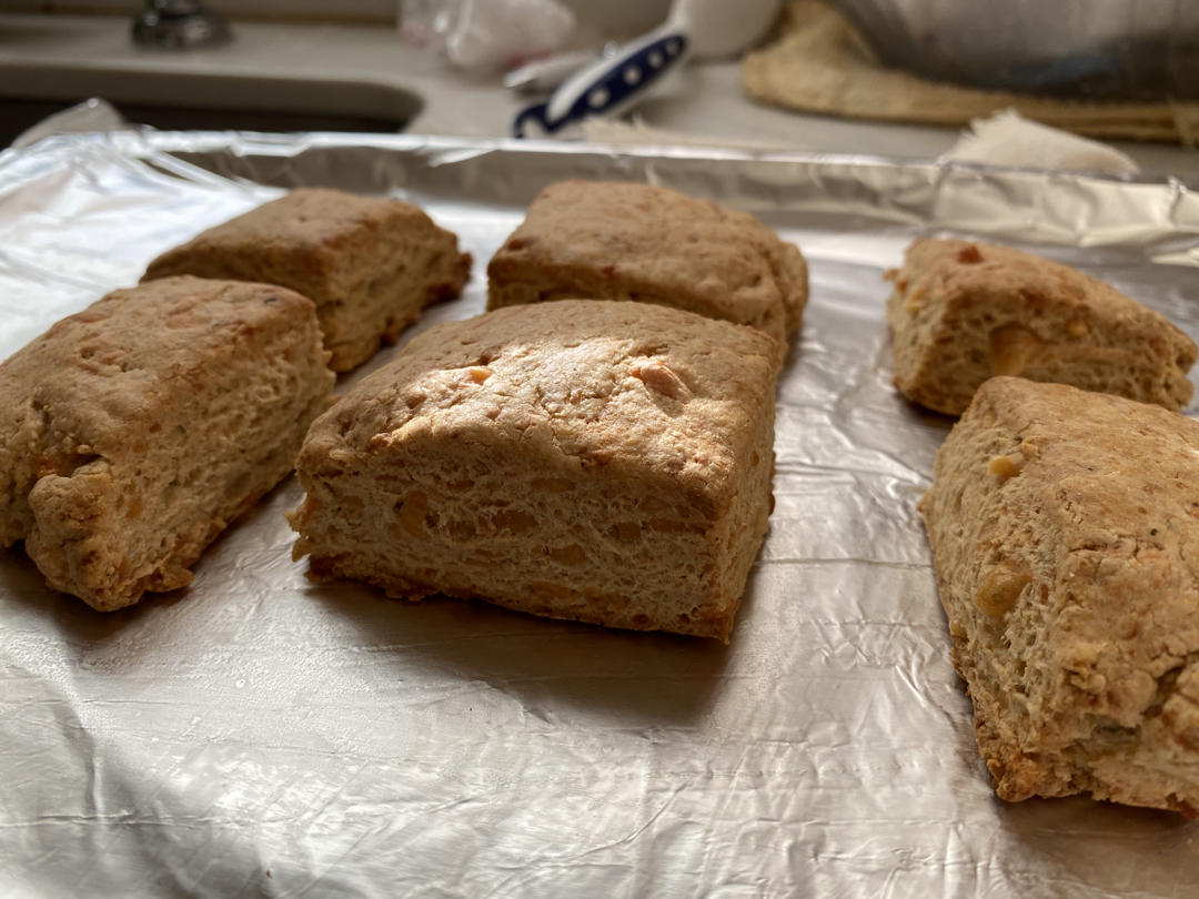 藤田千秋的【切达奶酪咸司康】