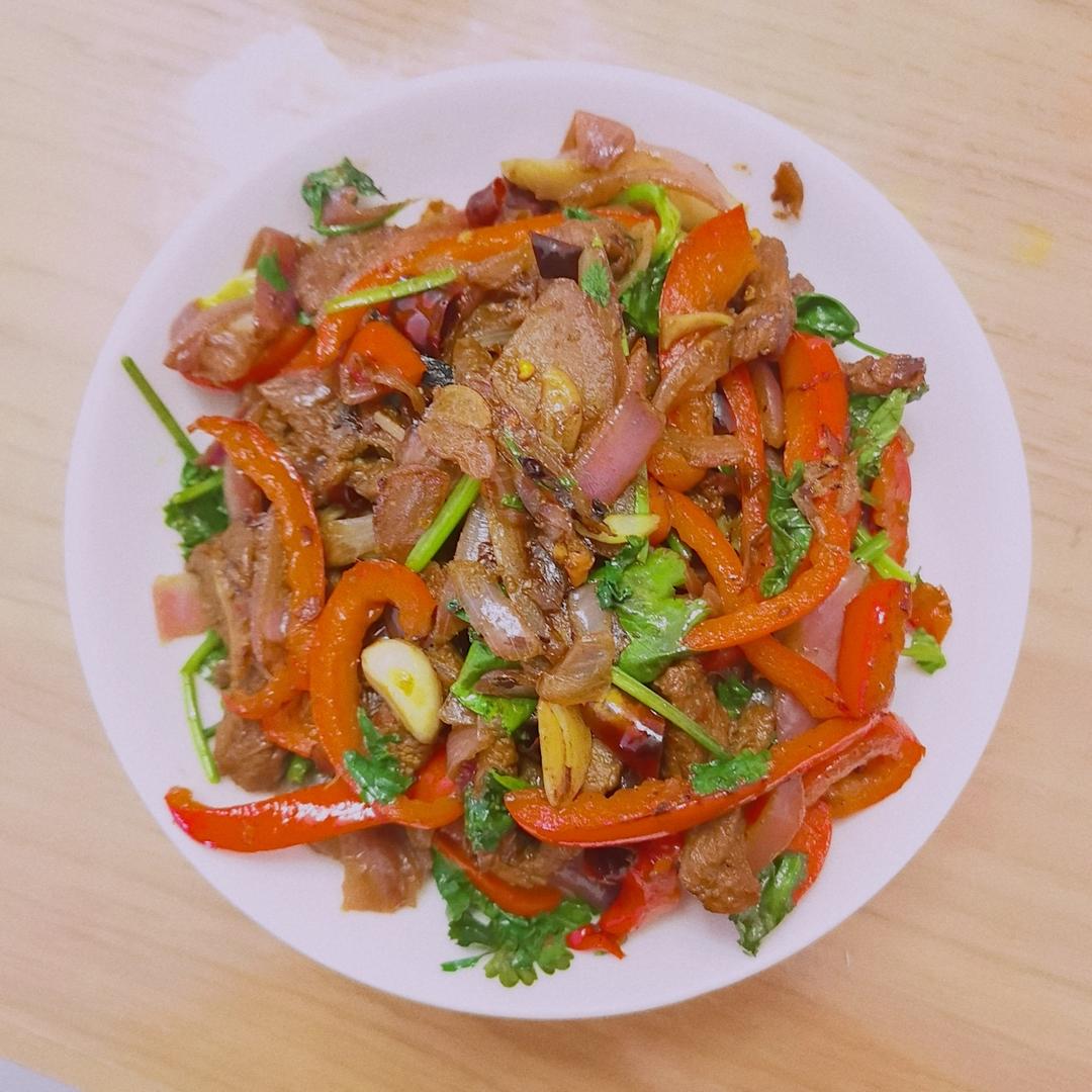 快手菜孜然牛肉