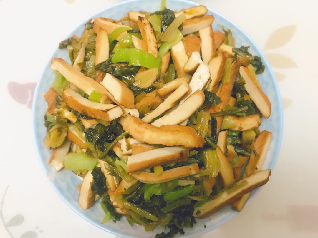 雪菜炒香干