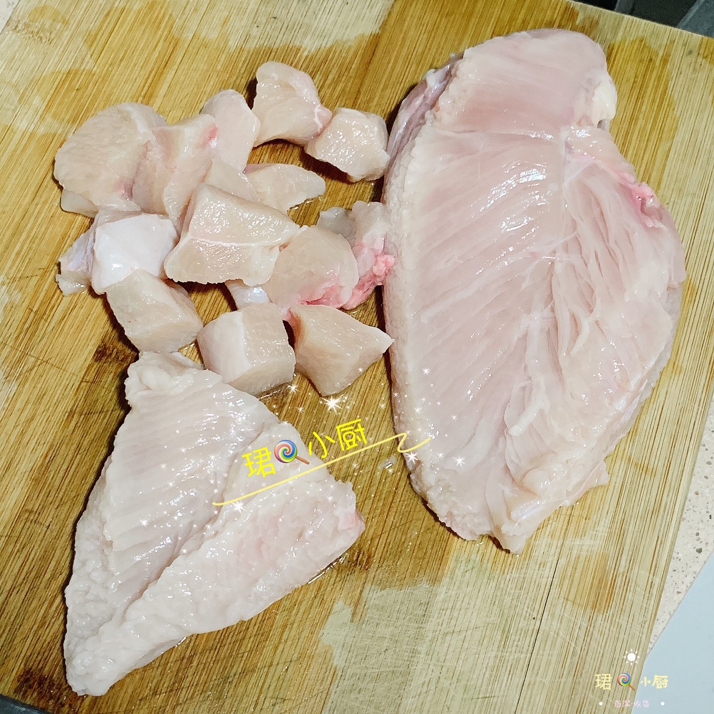 逆天好吃的低脂无油鸡胸肉的做法 步骤1