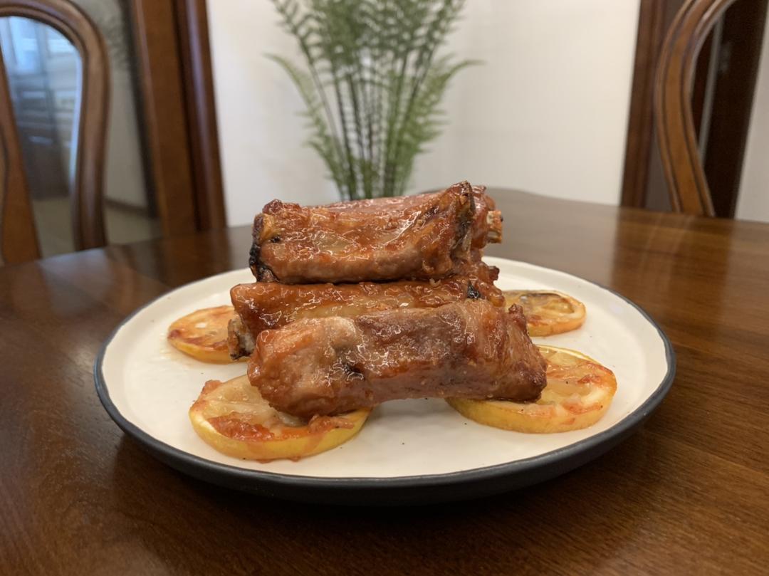 蜜汁烤排骨（烤箱版）