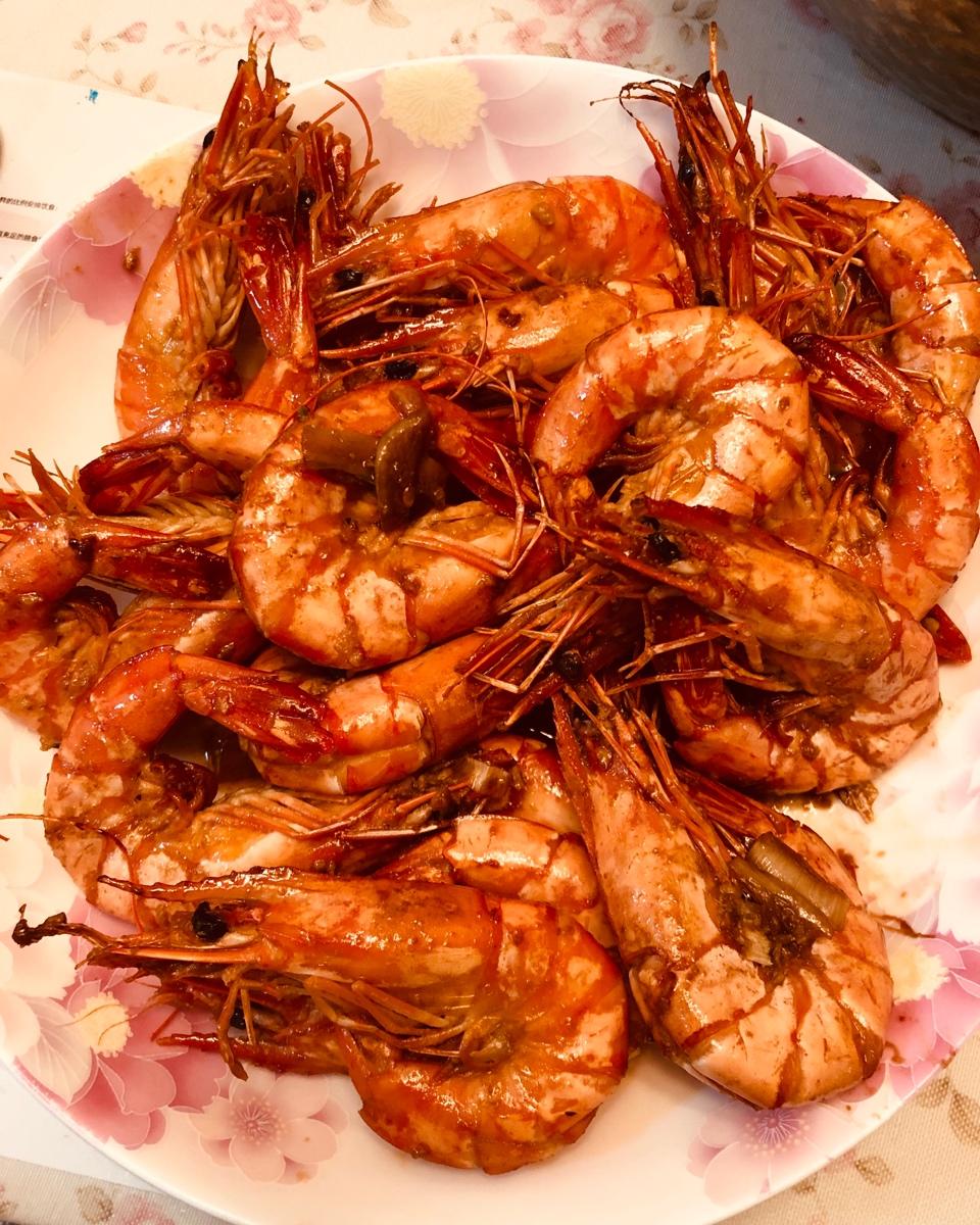 干烧大虾（黑虎虾）