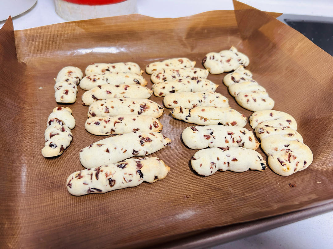 蔓越莓手指麻薯