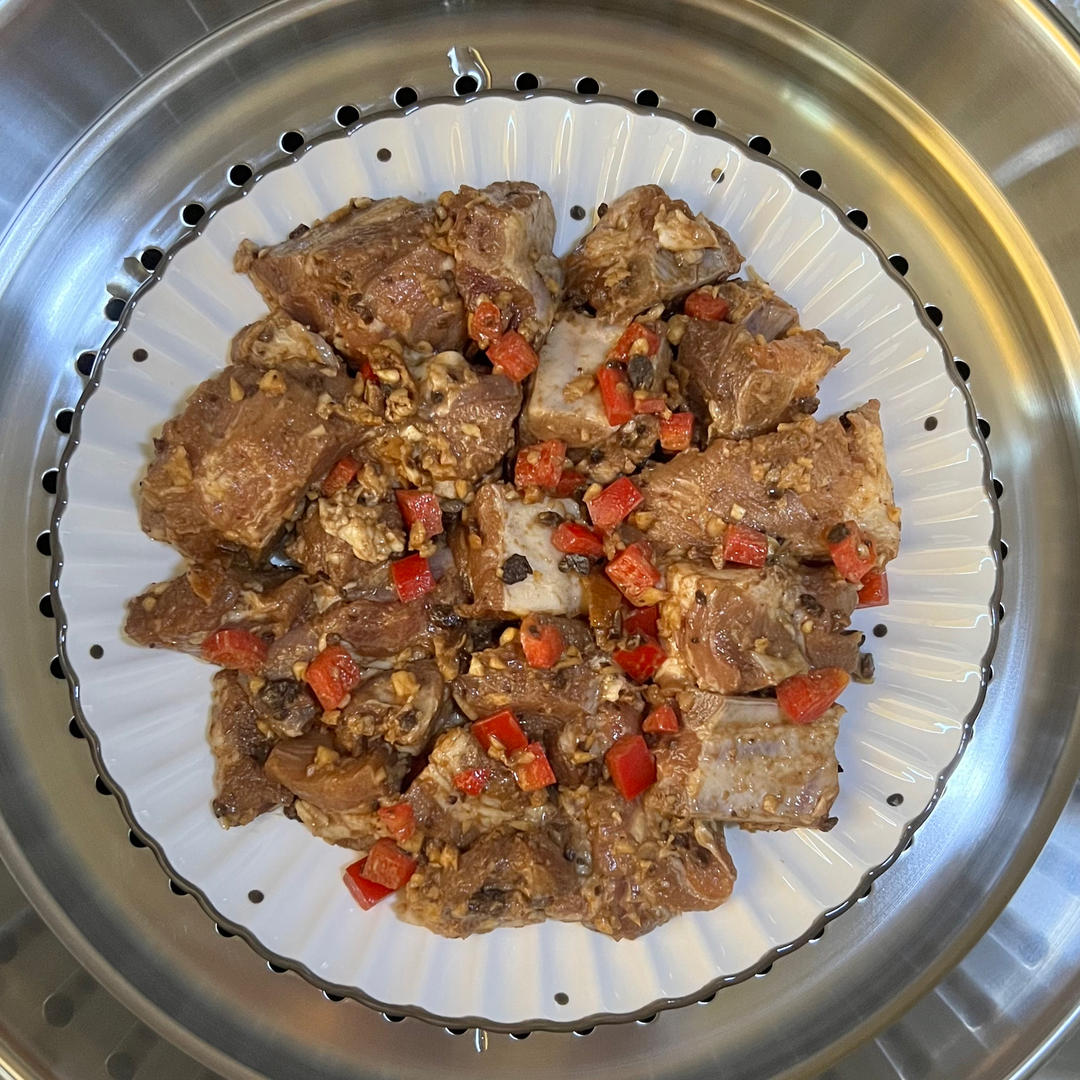 家常菜～豉汁蒸排骨