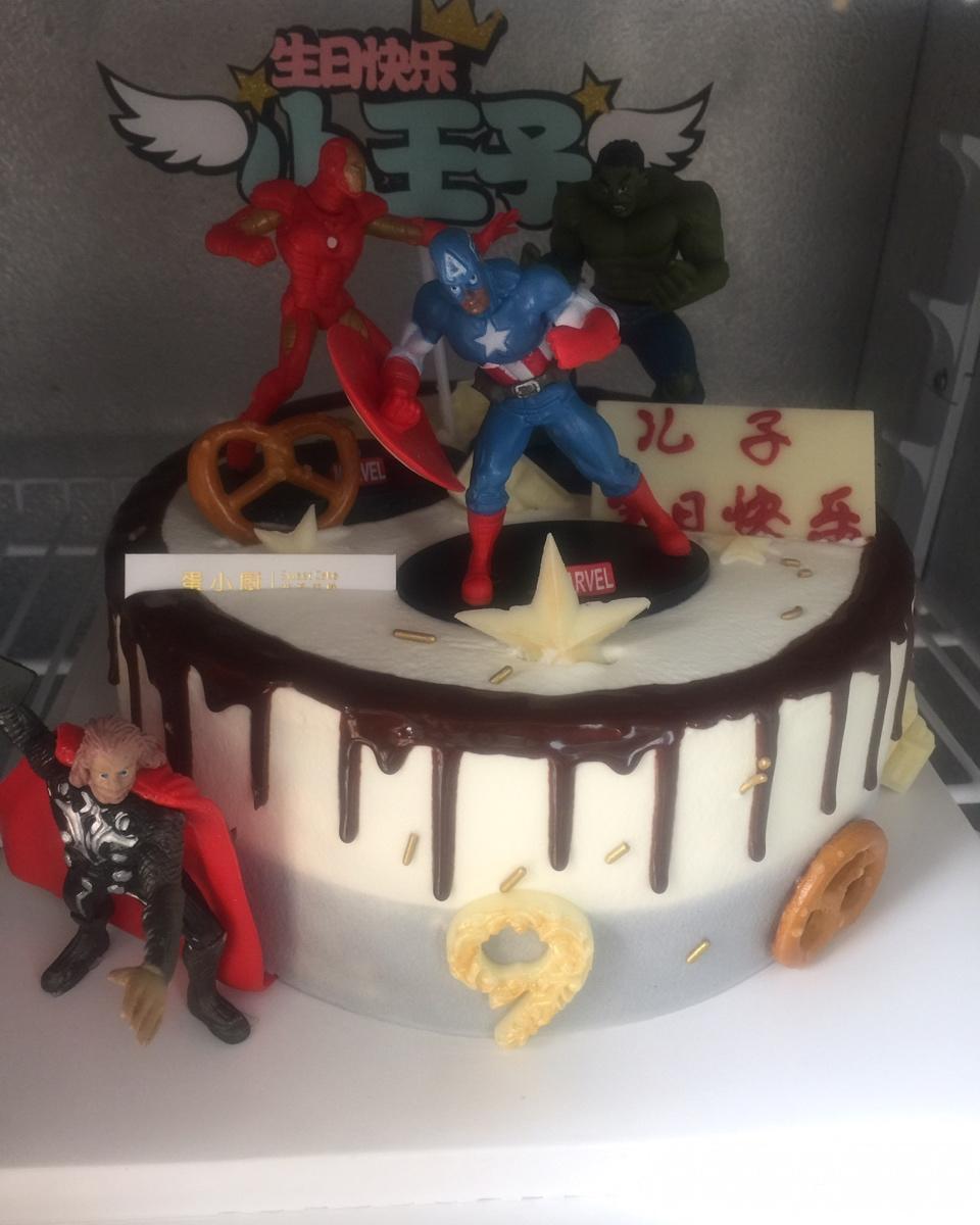 萌鸡小队生日蛋糕