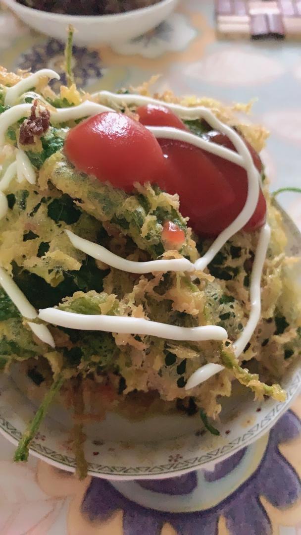 绒布cn做的炸桑叶