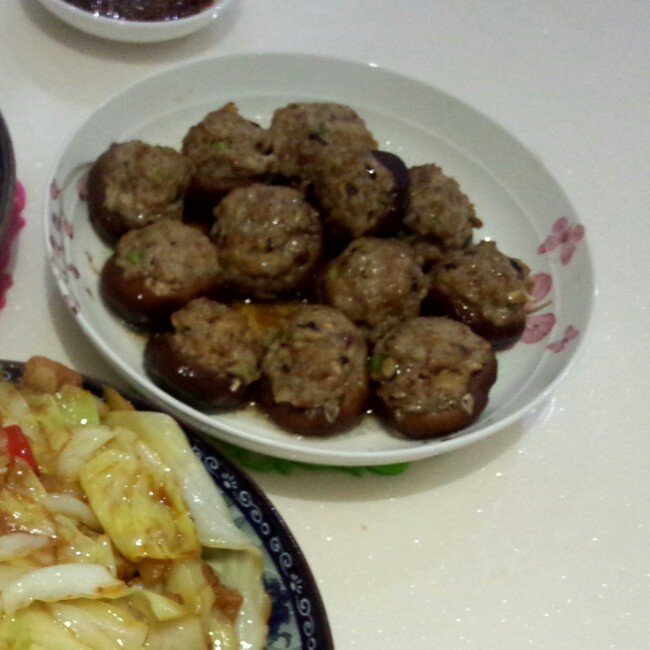 ~香菇酿肉~鲜嫩多汁的美味烤箱菜