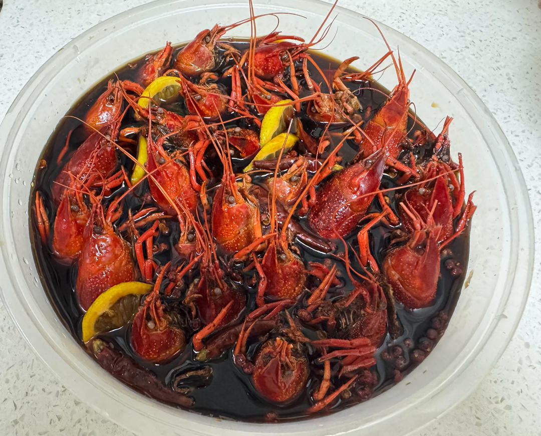 花雕冰醉小龙虾