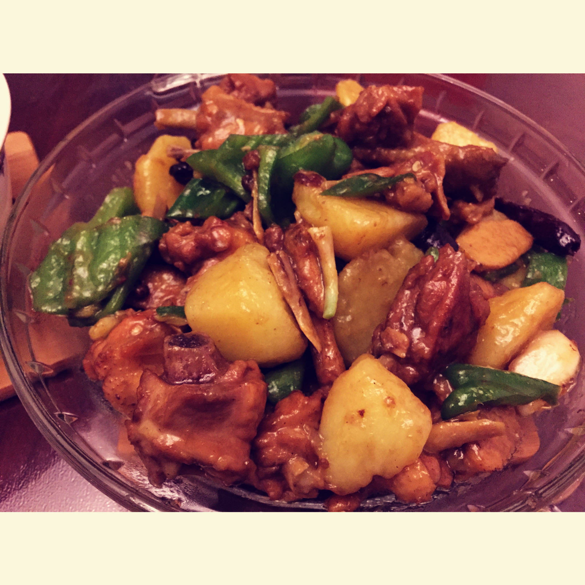 新疆大盘鸡 一个人的小盘鸡