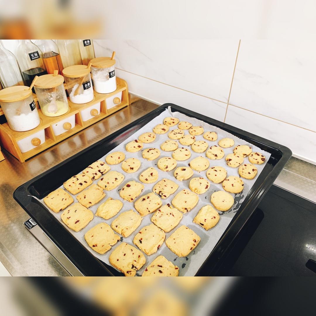 低糖少油版蔓越莓饼干