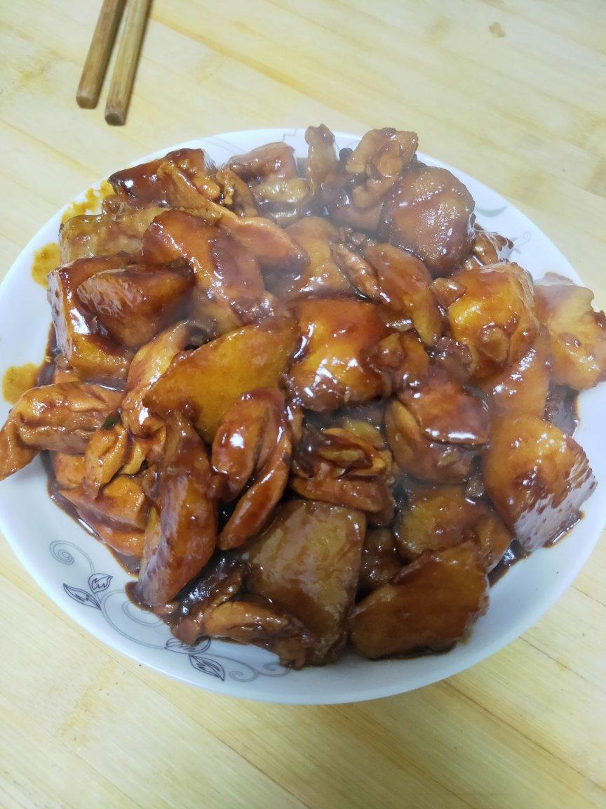 土豆焖鸡腿