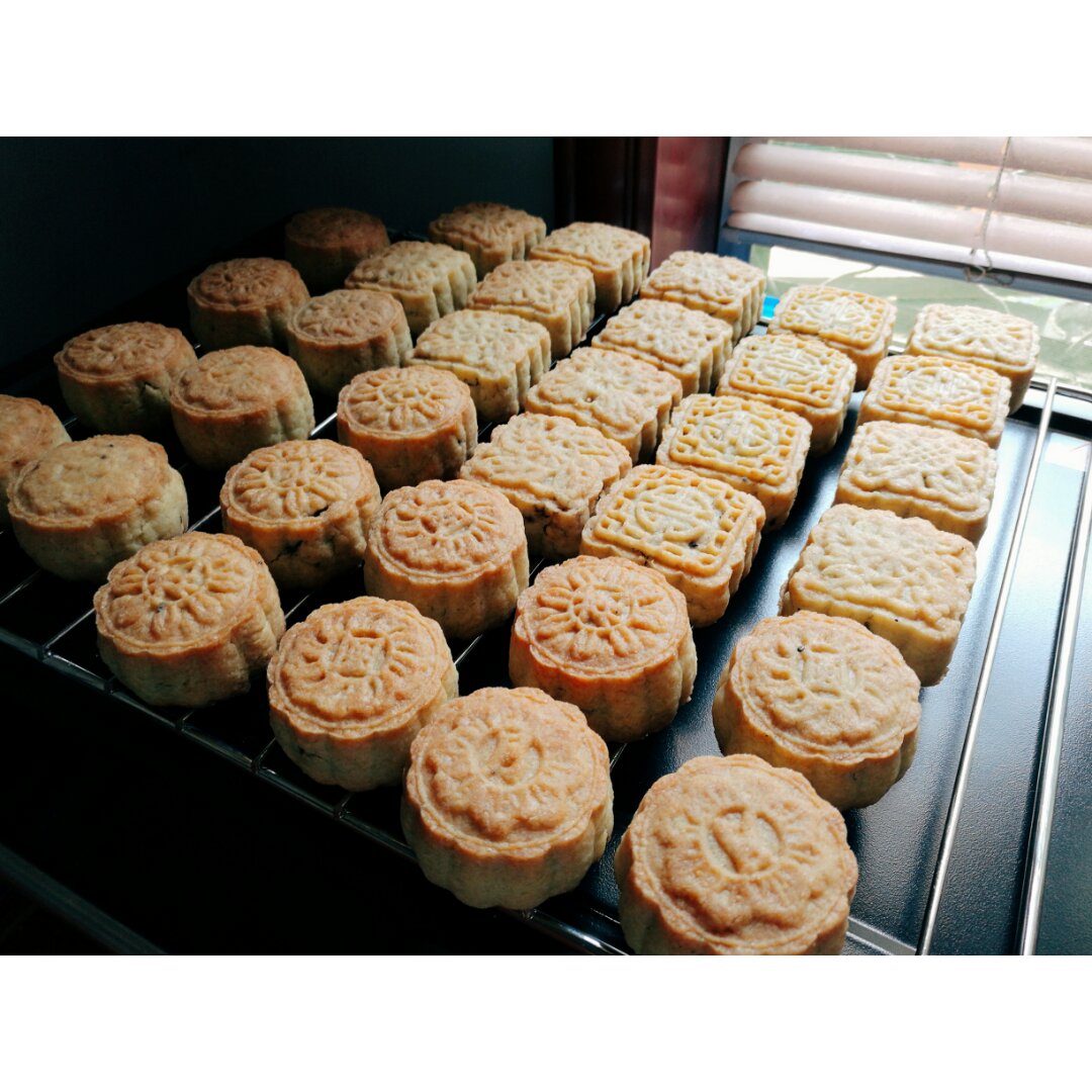 五仁月饼～不用转化糖浆的版本