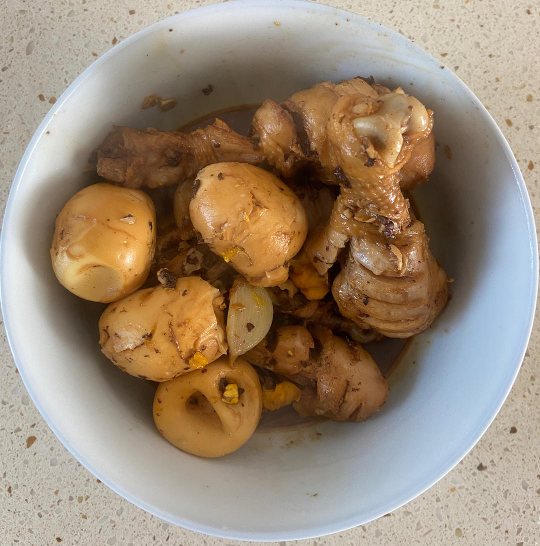 电饭煲版懒人卤鸡腿卤蛋