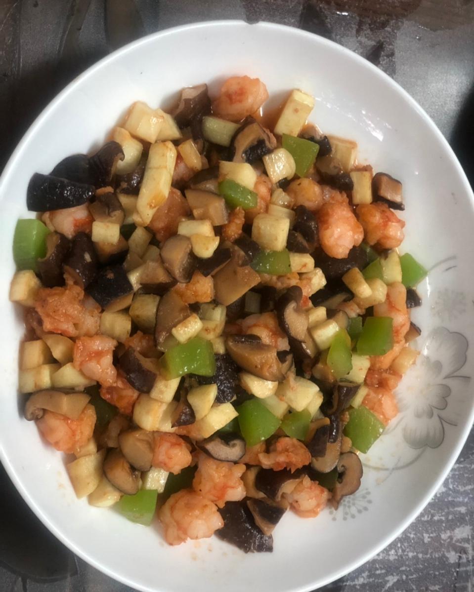 营养健康【三色炒虾仁】鲜香美味不打折!