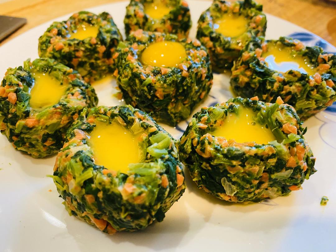 蔬菜蒸蛋盅-宝宝辅食