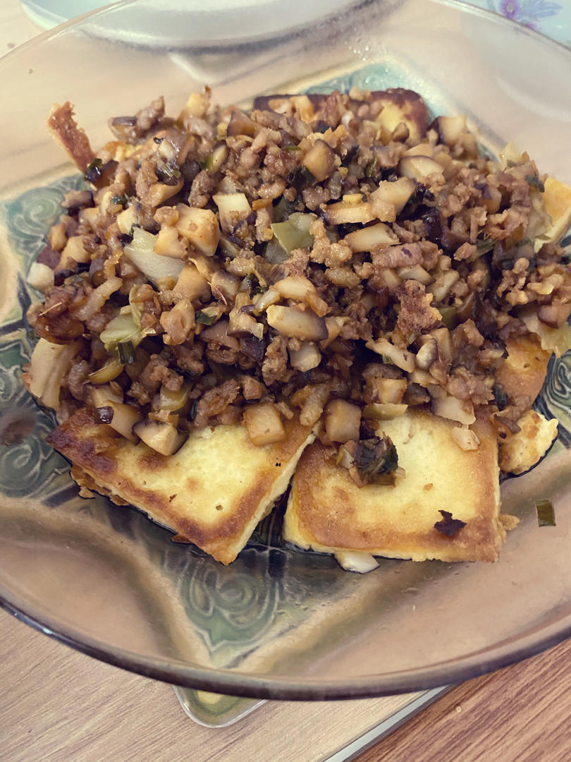 豆腐的神仙吃法【榨菜肉末豆腐】