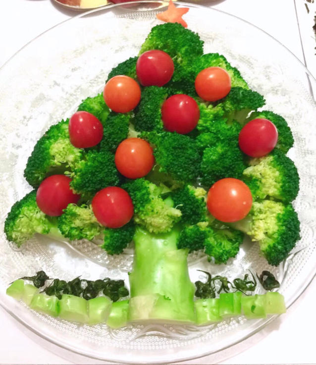 西兰花圣诞树