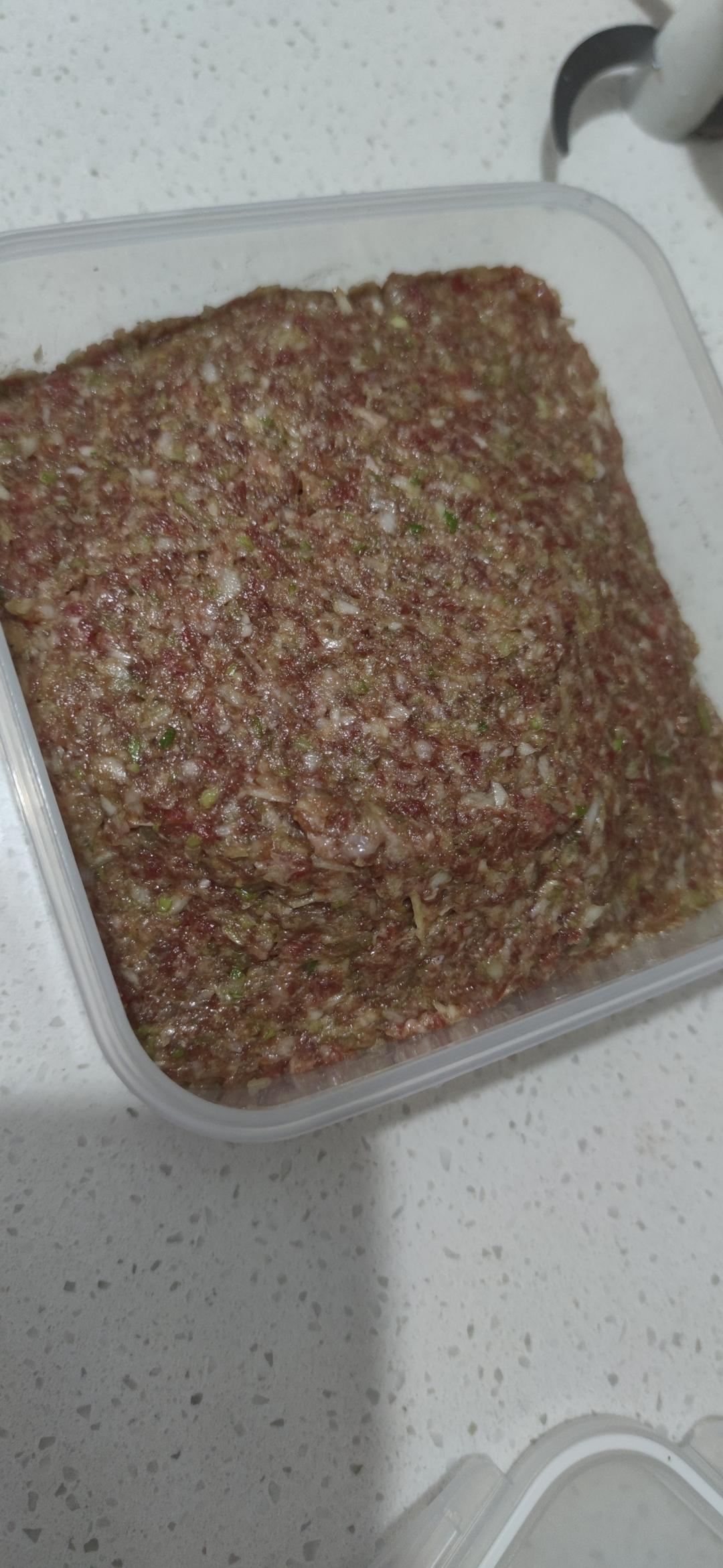 大葱牛肉饺子馅、包子馅