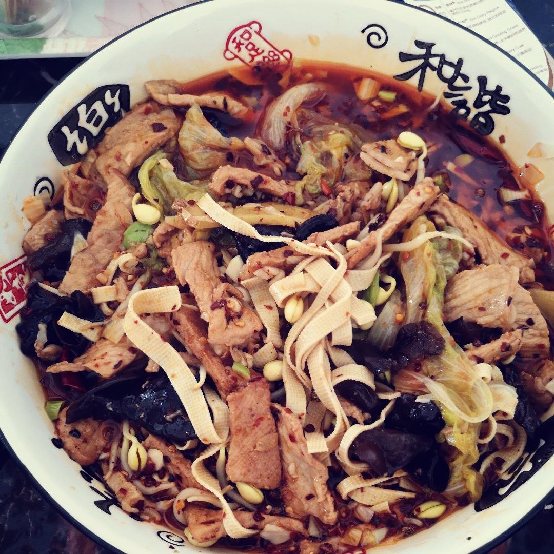 绝味川菜—水煮肉片๑