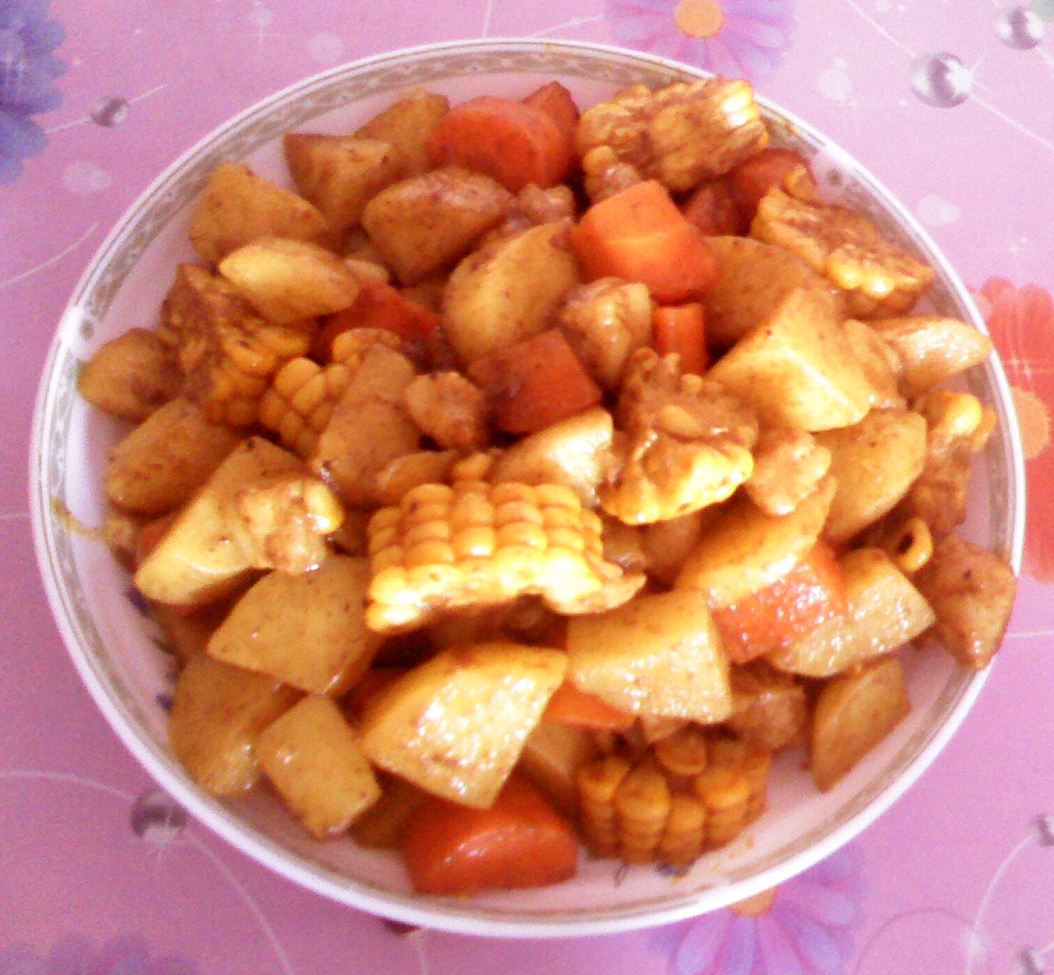 土豆猪肉咖喱饭