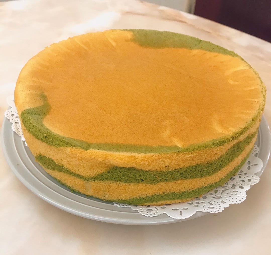 抹茶双色酸奶戚风