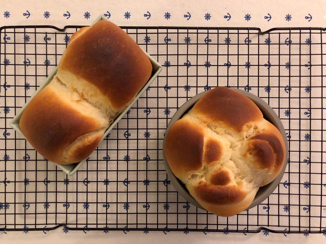 海盐皇后吐司（超好吃😋～面包机和面版、厨师机和面版）