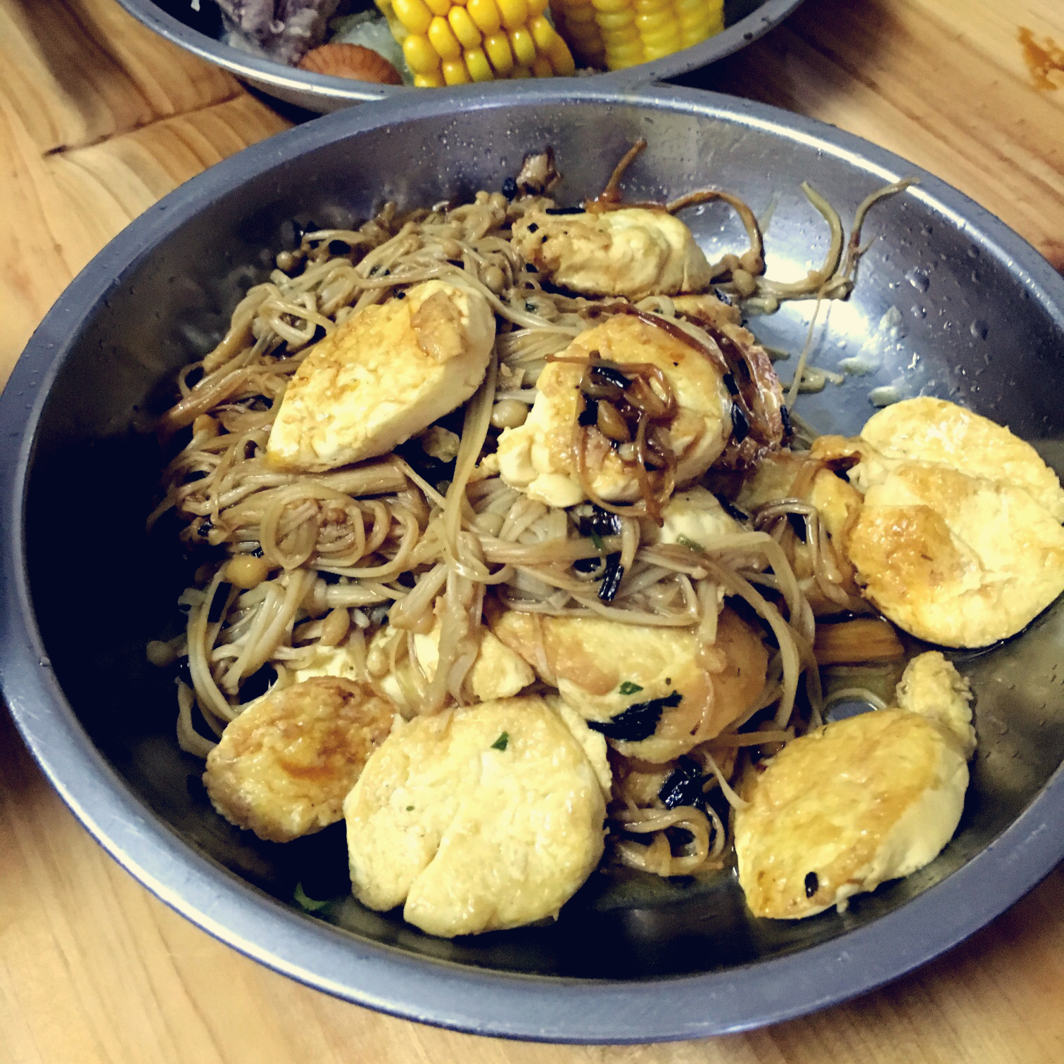 超级下饭菜--金针菇日本豆腐