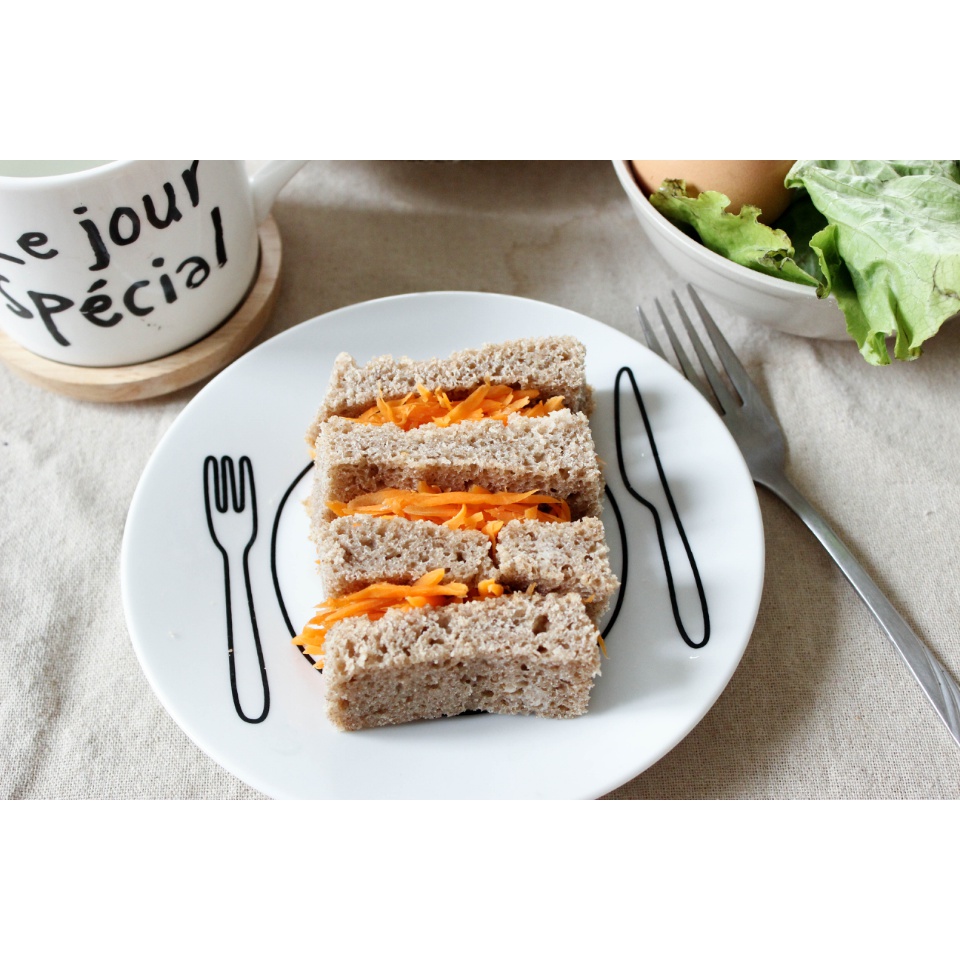 胡萝卜三明治