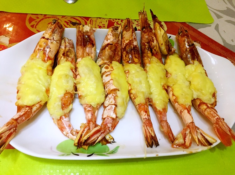 土豆泥奶酪焗大虾