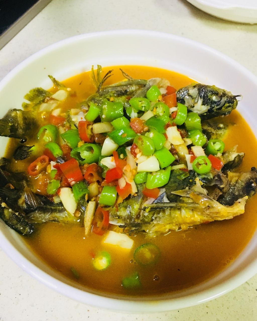 林贷小玉做的酸汤黄骨鱼