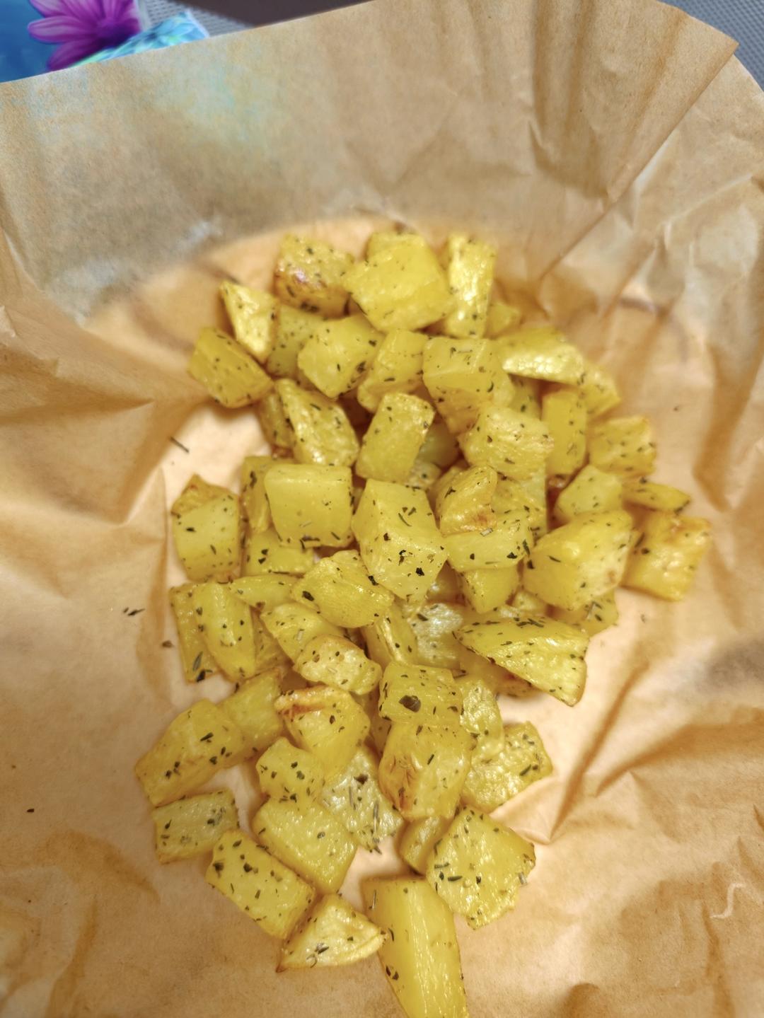 烤土豆原来那么好吃