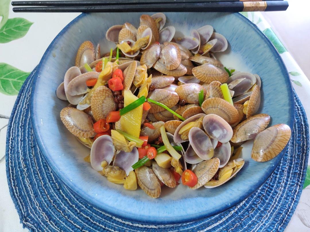5分钟快手菜❗️秒杀路边摊爆炒花甲～好吃到爆
