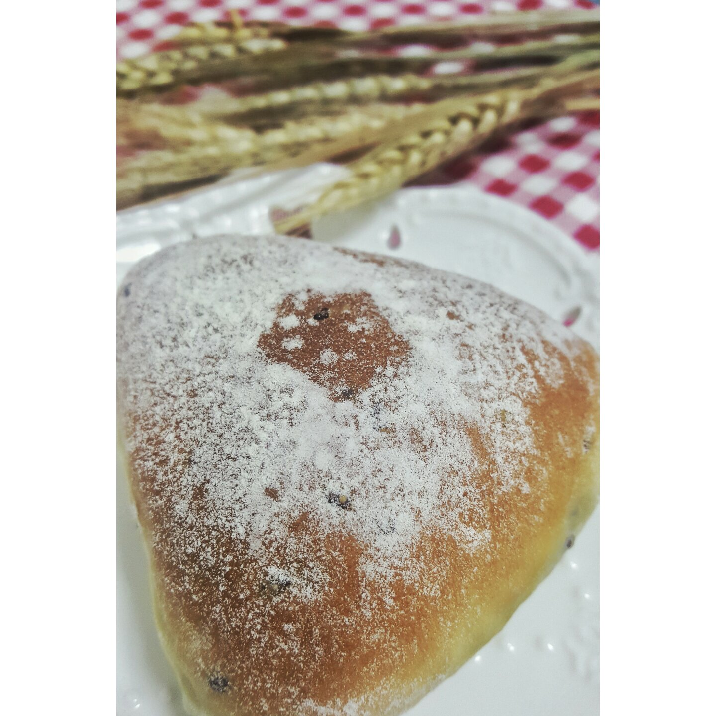 亚麻籽麻糬三角包-Panasonic面包机版