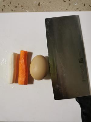 蛋黄胡萝卜山药米糊的做法 步骤1