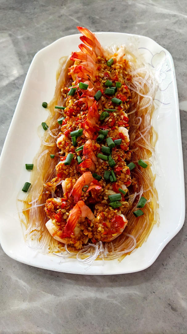 蒜蓉粉丝开背虾