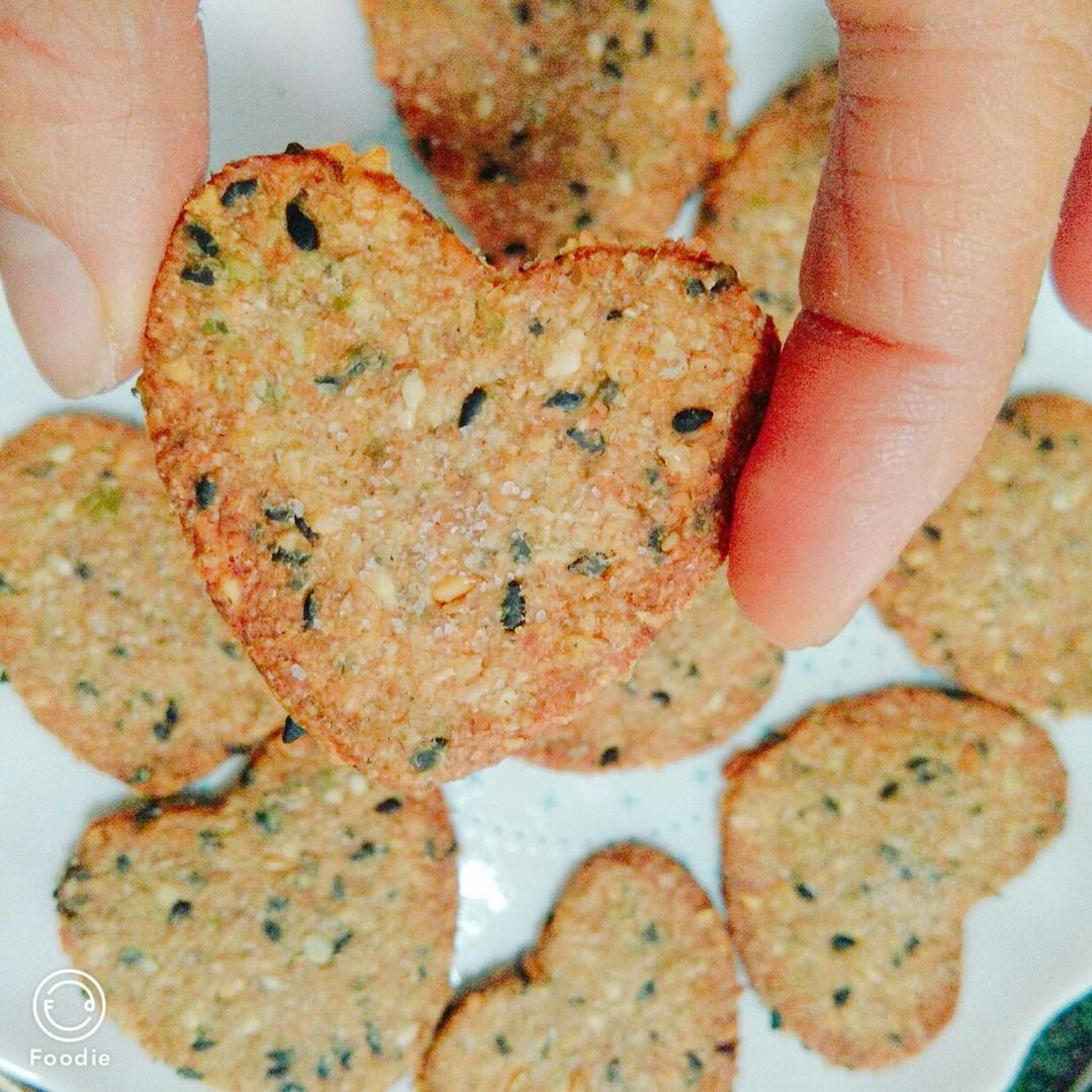 【健康零食】全麦芝麻饼干