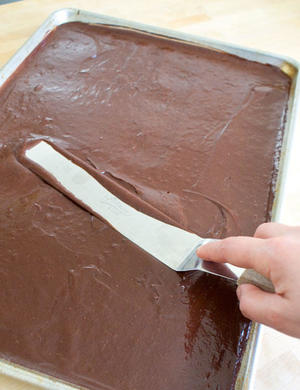 三色巧克力慕斯蛋糕Triple Chocolate Mousse Cake的做法 步骤9