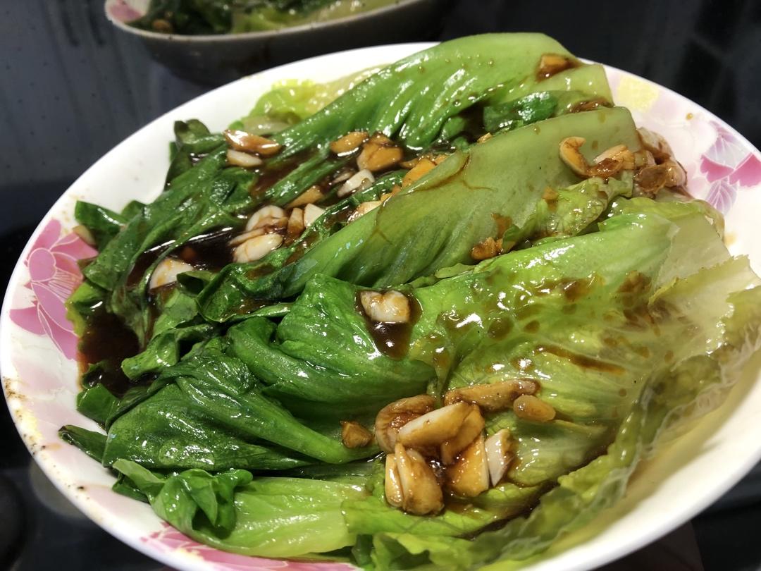 5分钟上桌的蚝油生菜