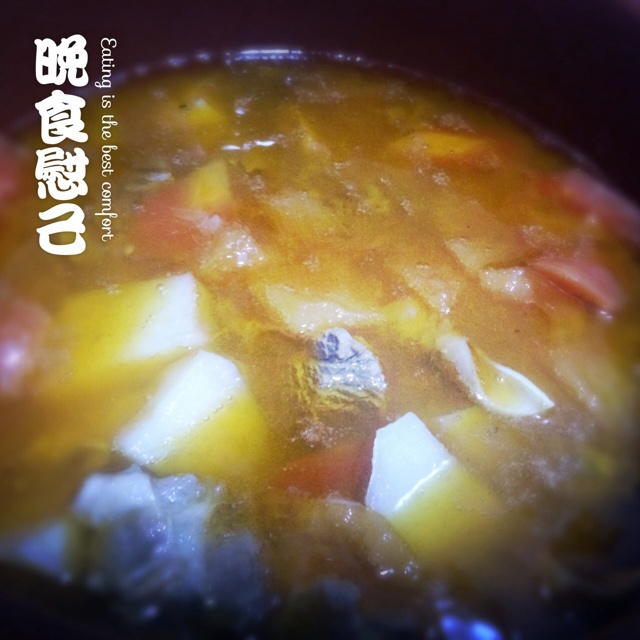 土豆番茄牛腩汤