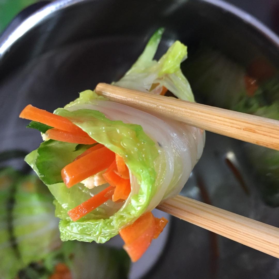 轻食白菜卷