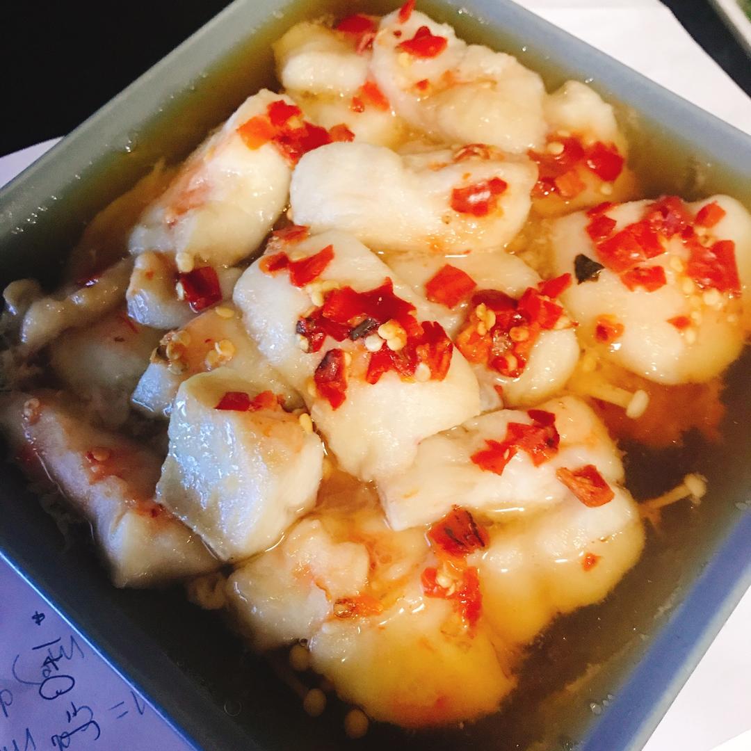 扫把荞麦面君做的剁椒龙利鱼