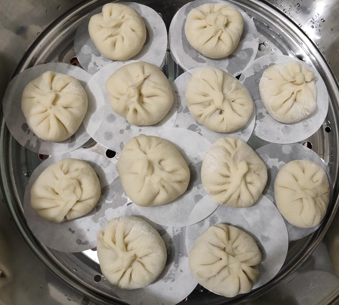 蓬松柔软的南方包子