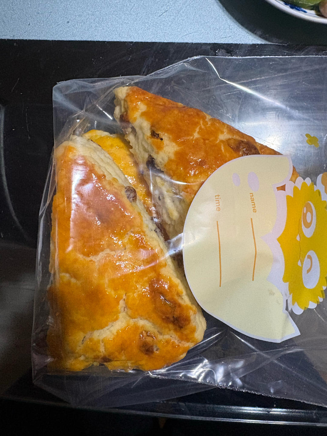 消耗淡奶油的司康
