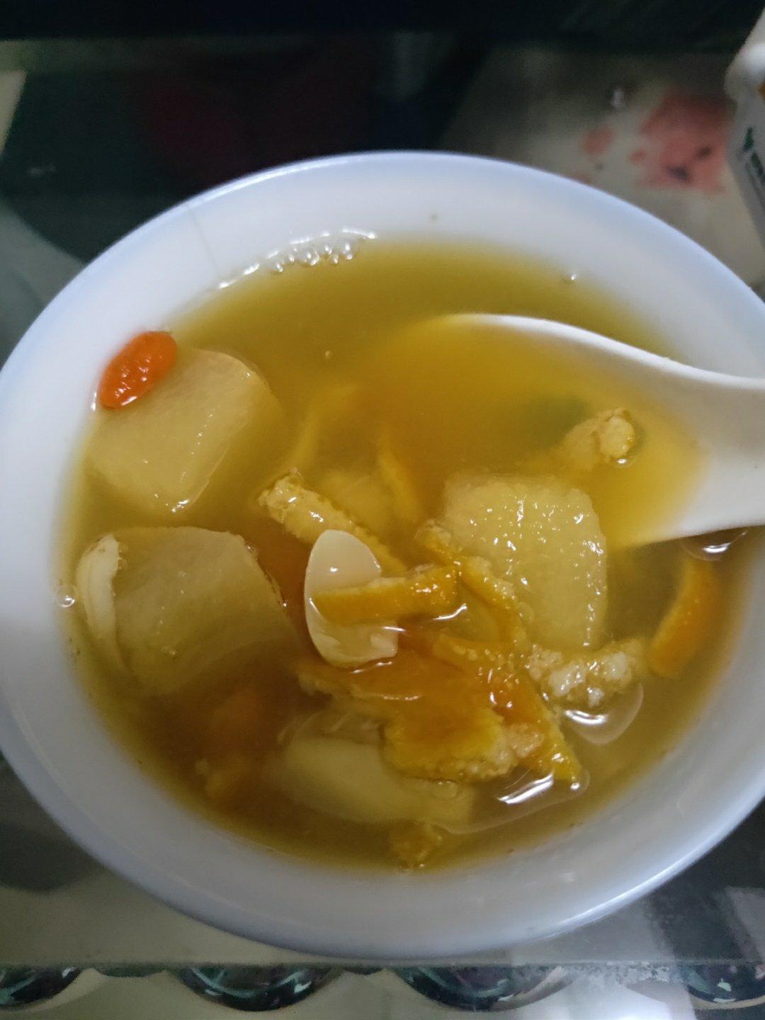 止咳润喉梨汤