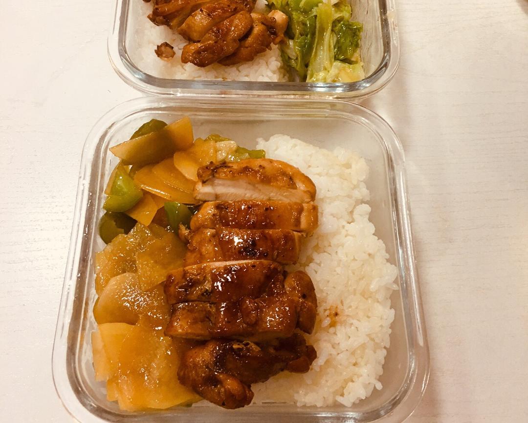 自制午饭便当1的做法