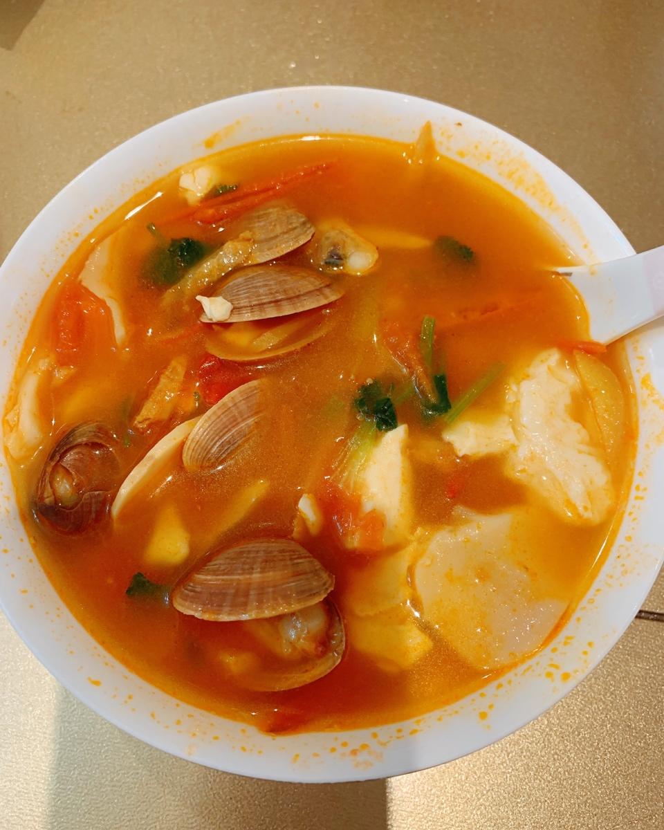 蛤蜊豆腐汤(减肥)