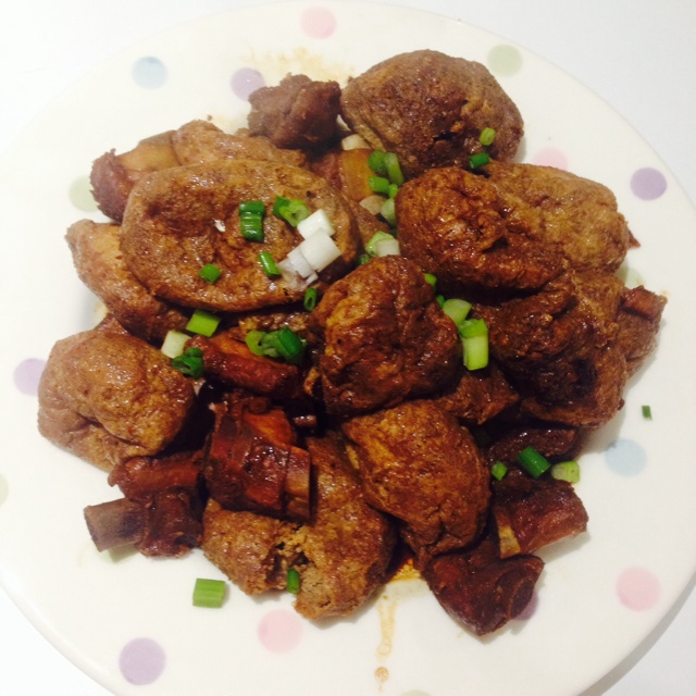 油豆腐烧肉