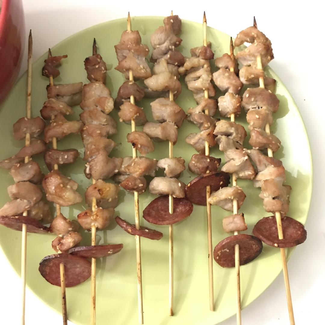 烤箱猪肉串